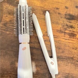 T3 White and Gold Hair Styling Duo